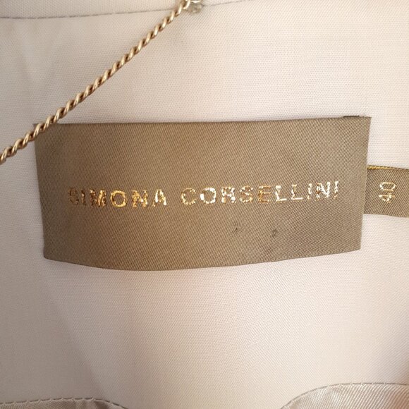 Simona Corsellini Wool Two-Button Blazer Gray Size 40/Size 4 - Picture 3 of 14